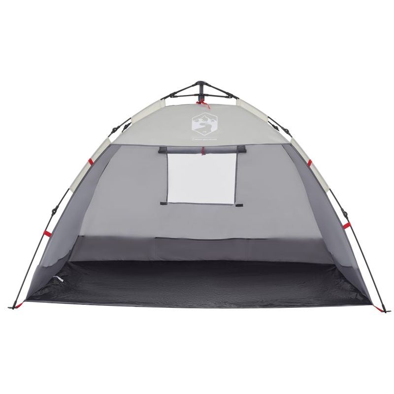 Sport si Outdoor - Camping - Corturi camping - Cort camping 2 persoane gri impermeabil setare rapida - Infinity.ro