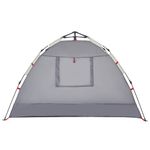 Sport si Outdoor - Camping - Corturi camping - Cort camping 2 persoane gri impermeabil setare rapida - Infinity.ro