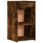 Casa si Gradina - Mobilier - Comode si corpuri - Noptiere - Noptiera, stejar fumuriu, 35x34x65 cm, lemn prelucrat - Infinity.ro