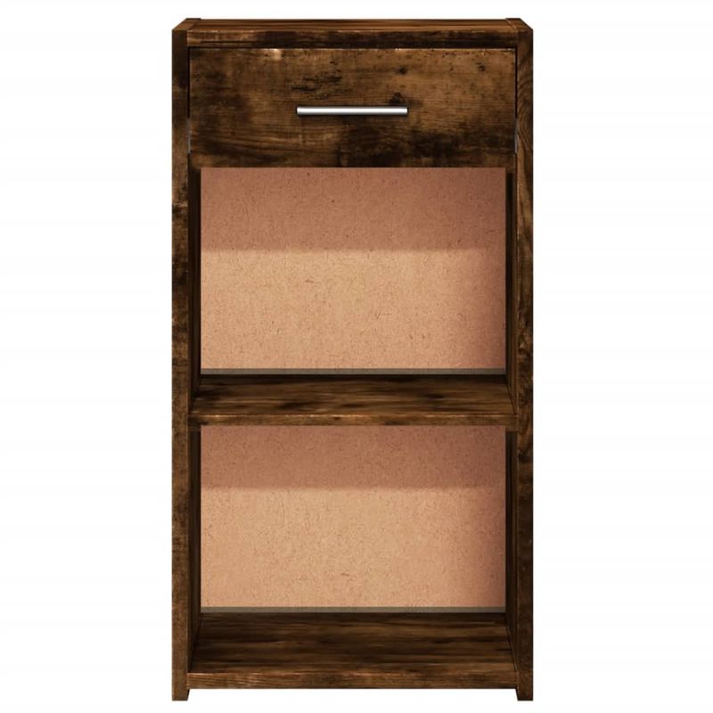 Casa si Gradina - Mobilier - Comode si corpuri - Noptiere - Noptiera, stejar fumuriu, 35x34x65 cm, lemn prelucrat - Infinity.ro
