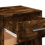 Casa si Gradina - Mobilier - Comode si corpuri - Noptiere - Noptiera, stejar fumuriu, 35x34x65 cm, lemn prelucrat - Infinity.ro
