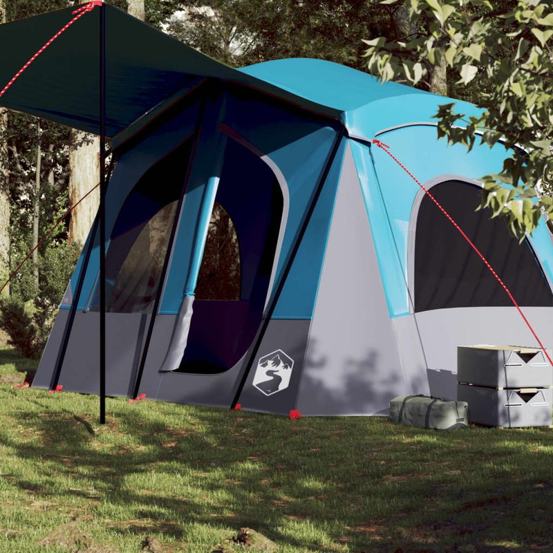 Sport si Outdoor - Camping - Corturi camping - Cort de camping, 5 persoane, albastru, impermeabil - Infinity.ro