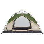 Sport si Outdoor - Camping - Corturi camping - Cort de camping cupola 3 persoane, setare rapida, verde - Infinity.ro