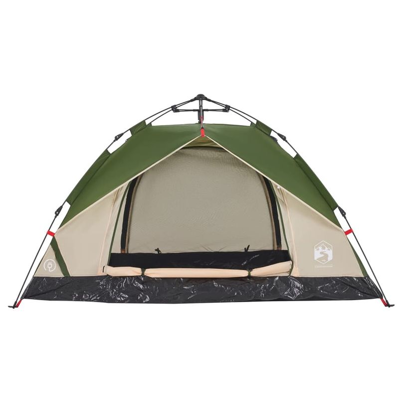 Sport si Outdoor - Camping - Corturi camping - Cort de camping cupola 3 persoane, setare rapida, verde - Infinity.ro