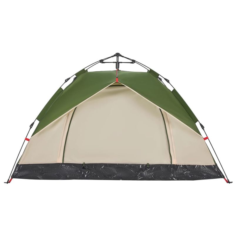 Sport si Outdoor - Camping - Corturi camping - Cort de camping cupola 3 persoane, setare rapida, verde - Infinity.ro