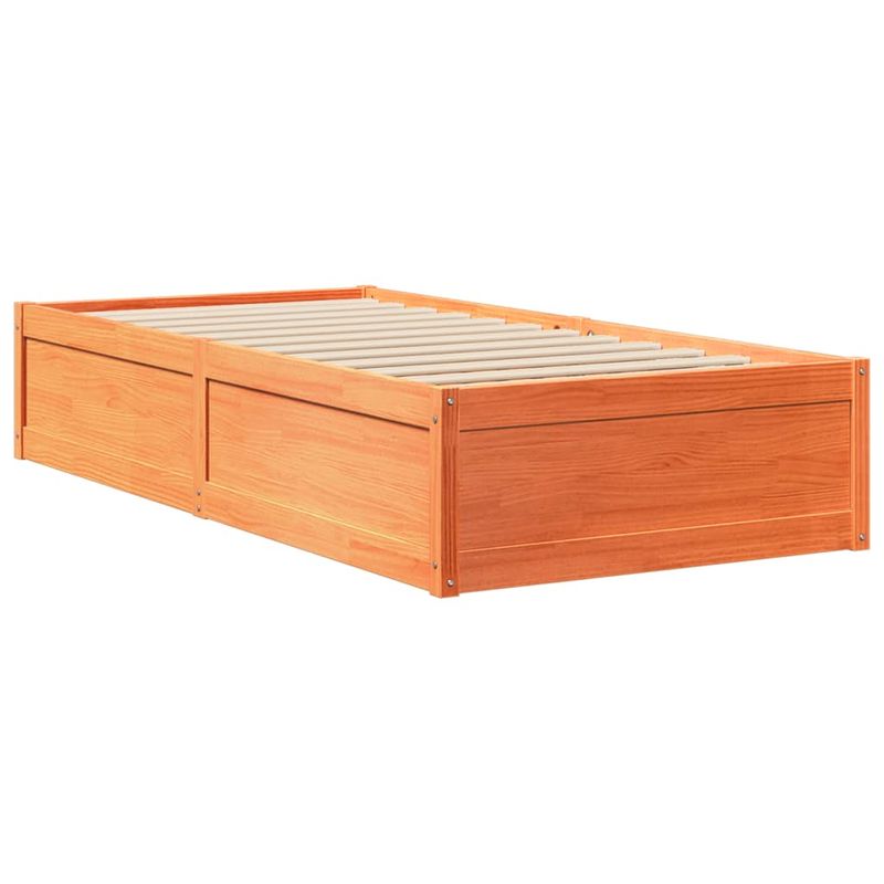 Casa si Gradina - Mobilier - Paturi si accesorii - Paturi - Pat de zi, maro ceruit, 75x190 cm, lemn masiv de pin - Infinity.ro
