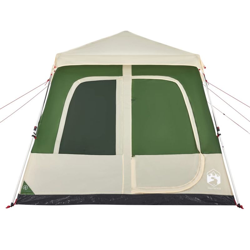 Sport si Outdoor - Camping - Corturi camping - Cort de familie cupola, 8 persoane, setare rapida, verde - Infinity.ro