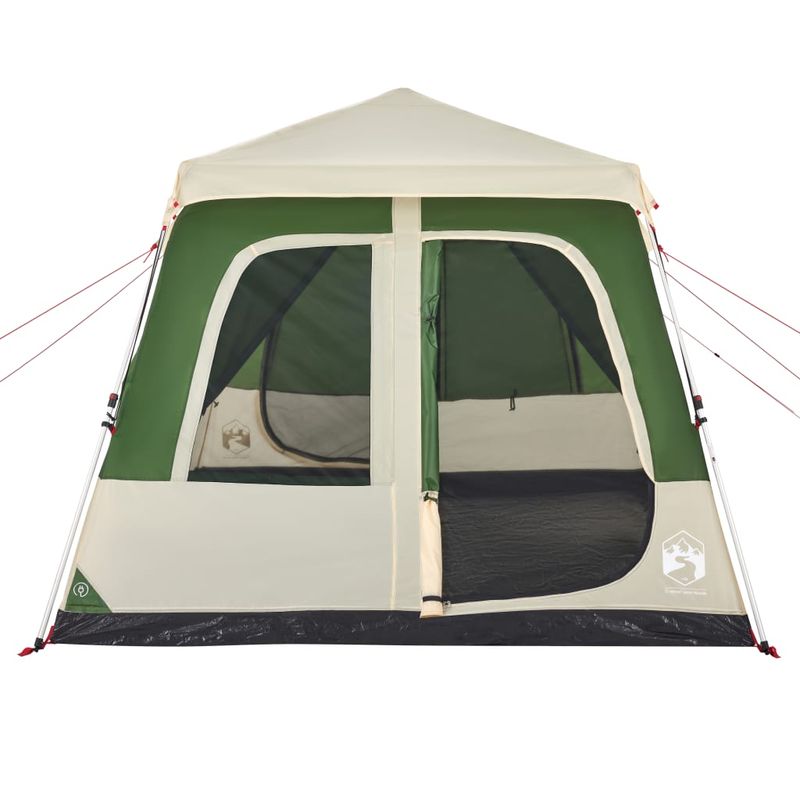 Sport si Outdoor - Camping - Corturi camping - Cort de familie cupola, 8 persoane, setare rapida, verde - Infinity.ro