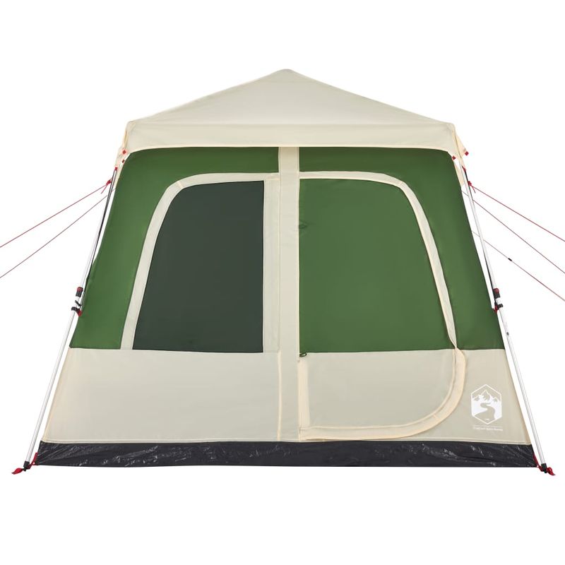 Sport si Outdoor - Camping - Corturi camping - Cort de familie cupola, 8 persoane, setare rapida, verde - Infinity.ro