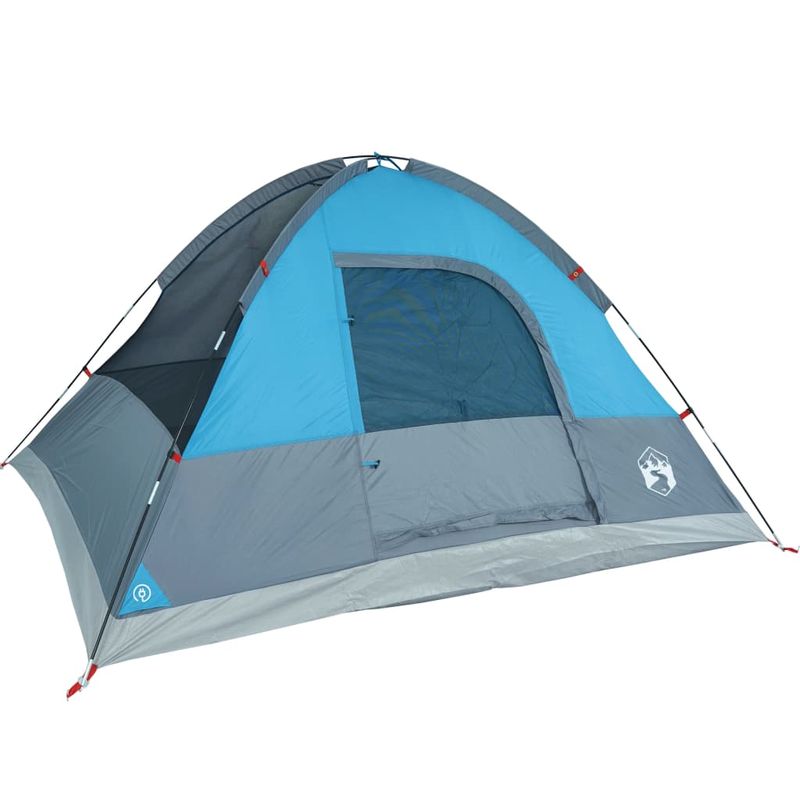 Sport si Outdoor - Camping - Corturi camping - Cort de familie cupola, 6 persoane, albastru, impermeabil - Infinity.ro