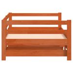 Casa si Gradina - Mobilier - Paturi si accesorii - Paturi - Pat de zi cu extensie, maro ceruit, 80x200cm, lemn masiv de pin - Infinity.ro