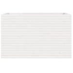 Casa si Gradina - Gradinarit si plante - Plante si ghivece - Ghivece si suporturi - Jardiniera de gradina, alb, 110x60x68,5 cm, lemn masiv de pin - Infinity.ro