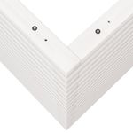 Casa si Gradina - Gradinarit si plante - Plante si ghivece - Ghivece si suporturi - Jardiniera de gradina, alb, 110x60x68,5 cm, lemn masiv de pin - Infinity.ro