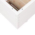 Casa si Gradina - Gradinarit si plante - Plante si ghivece - Ghivece si suporturi - Jardiniera de gradina, alb, 110x60x49,5 cm, lemn masiv de pin - Infinity.ro