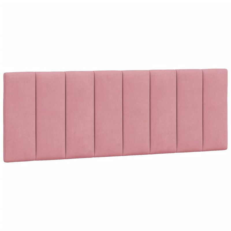Casa si Gradina - Mobilier - Paturi si accesorii - Paturi - Pat cu saltea, roz, 140x190 cm, catifea - Infinity.ro