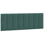 Casa si Gradina - Mobilier - Paturi si accesorii - Paturi - Pat cu saltea, verde inchis, 140x190 cm, catifea - Infinity.ro