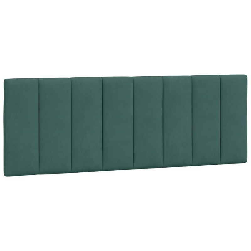 Casa si Gradina - Mobilier - Paturi si accesorii - Paturi - Pat cu saltea, verde inchis, 140x190 cm, catifea - Infinity.ro