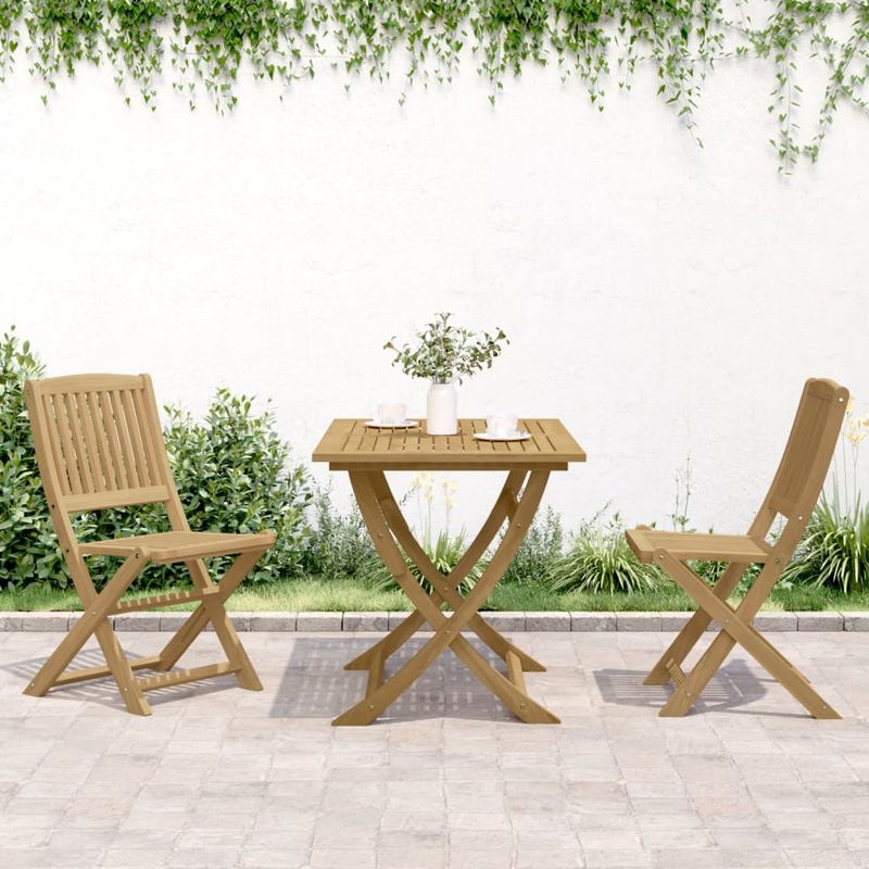 Casa si Gradina - Gradina si terasa - Mobilier exterior - Scaune si sezlonguri gradina - Scaune gradina pliante 2 buc. 57x48,5x90 cm lemn masiv acacia - Infinity.ro