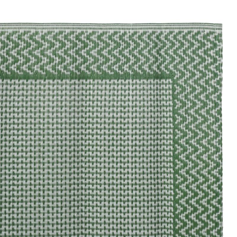 Casa si Gradina - Textile si covoare - Covoare - Covoare casa - Covor de exterior, verde și alb, 80x250 cm, PP - Infinity.ro