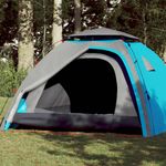 Sport si Outdoor - Camping - Corturi camping - Cort de camping cupola 4 persoane, setare rapida, albastru - Infinity.ro