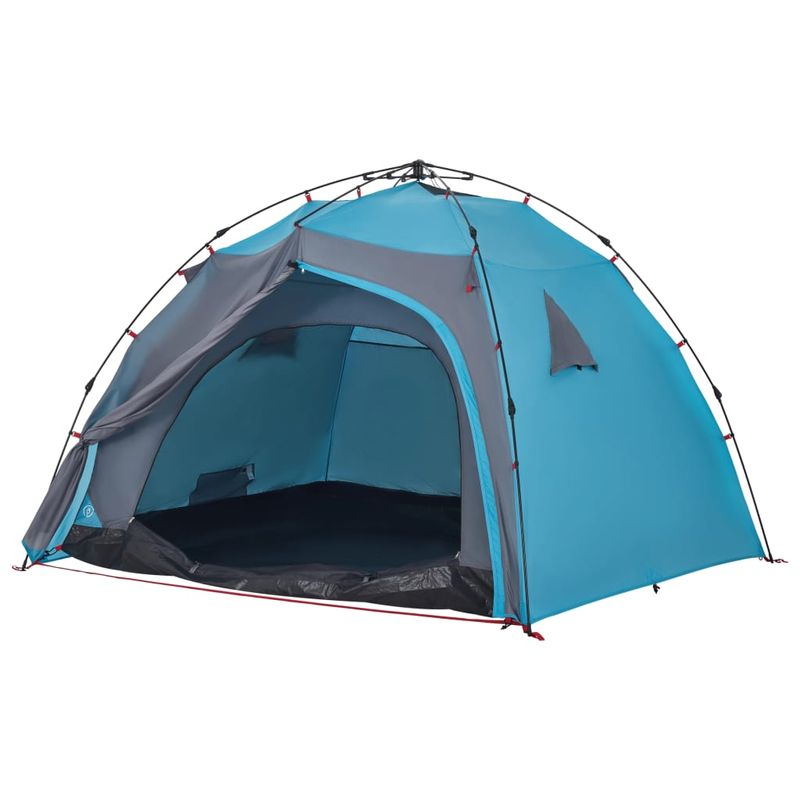 Sport si Outdoor - Camping - Corturi camping - Cort de camping cupola 4 persoane, setare rapida, albastru - Infinity.ro