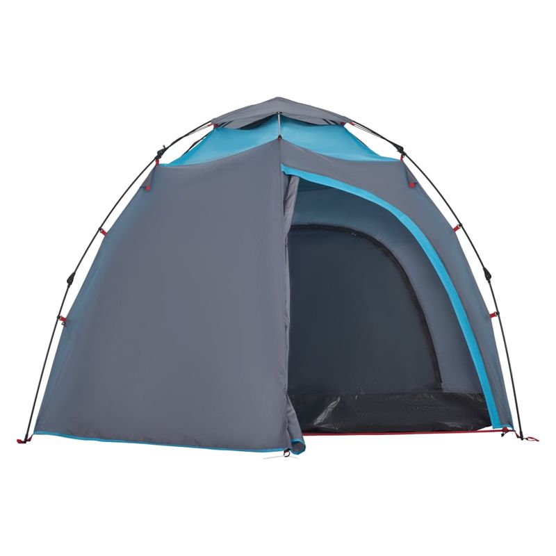 Sport si Outdoor - Camping - Corturi camping - Cort de camping cupola 4 persoane, setare rapida, albastru - Infinity.ro