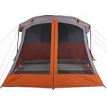 Sport si Outdoor - Camping - Corturi camping - Cort camping cu veranda 4 persoane, gri/portocaliu, impermeabil - Infinity.ro
