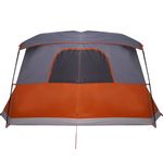 Sport si Outdoor - Camping - Corturi camping - Cort camping cu veranda 4 persoane, gri/portocaliu, impermeabil - Infinity.ro