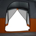 Sport si Outdoor - Camping - Corturi camping - Cort camping cu veranda 4 persoane, gri/portocaliu, impermeabil - Infinity.ro