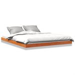 Casa si Gradina - Mobilier - Paturi si accesorii - Paturi - Cadru de pat, maro ceruit, 150x200 cm, lemn masiv de pin - Infinity.ro