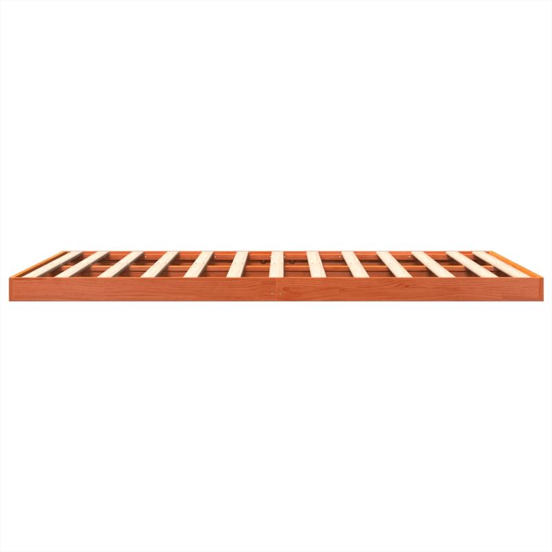 Casa si Gradina - Mobilier - Paturi si accesorii - Paturi - Cadru de pat, maro ceruit, 150x200 cm, lemn masiv de pin - Infinity.ro