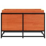 Casa si Gradina - Gradinarit si plante - Plante si ghivece - Ghivece si suporturi - Jardiniera de gradina, maro ceruit, 80x40x50 cm, lemn masiv pin - Infinity.ro