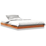 Casa si Gradina - Mobilier - Paturi si accesorii - Paturi - Cadru de pat, maro ceruit, 140x190 cm, lemn masiv de pin - Infinity.ro