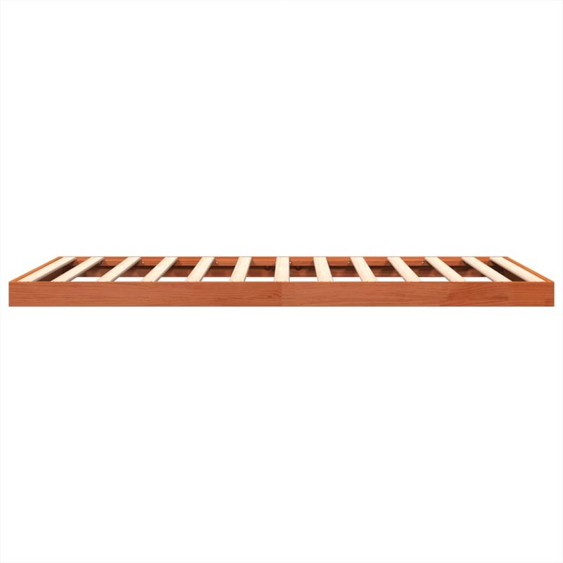 Casa si Gradina - Mobilier - Paturi si accesorii - Paturi - Cadru de pat, maro ceruit, 140x190 cm, lemn masiv de pin - Infinity.ro