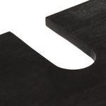 Casa si Gradina - Mobilier - Mobilier baie - Comode baie - Dulap pentru chiuveta de baie, 62x33x58 cm, lemn masiv de mango, negru - Infinity.ro