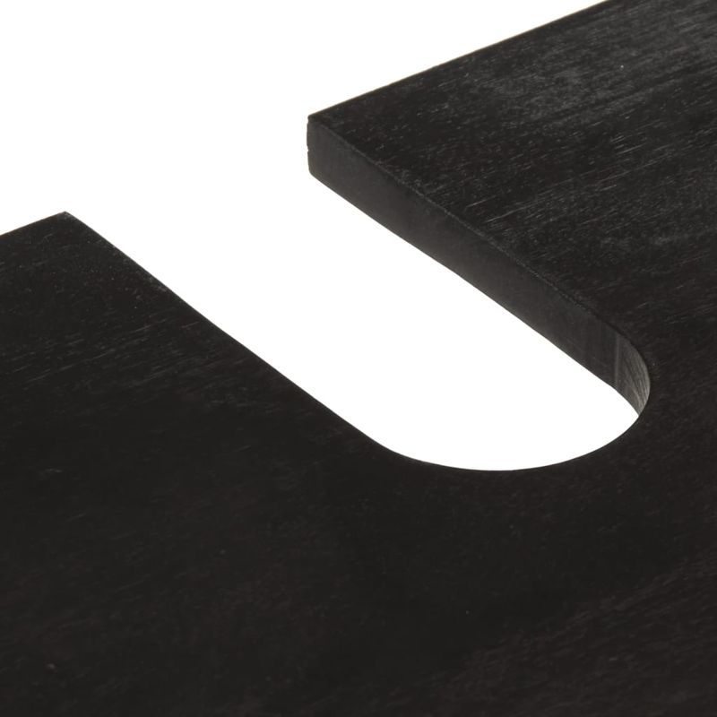 Casa si Gradina - Mobilier - Mobilier baie - Comode baie - Dulap pentru chiuveta de baie, 62x33x58 cm, lemn masiv de mango, negru - Infinity.ro