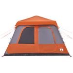Sport si Outdoor - Camping - Corturi camping - Cort familie cupola 10 persoane, gri/portocaliu, setare rapida - Infinity.ro