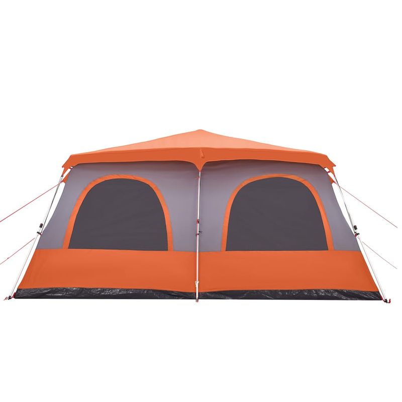 Sport si Outdoor - Camping - Corturi camping - Cort familie cupola 10 persoane, gri/portocaliu, setare rapida - Infinity.ro