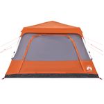 Sport si Outdoor - Camping - Corturi camping - Cort familie cupola 10 persoane, gri/portocaliu, setare rapida - Infinity.ro