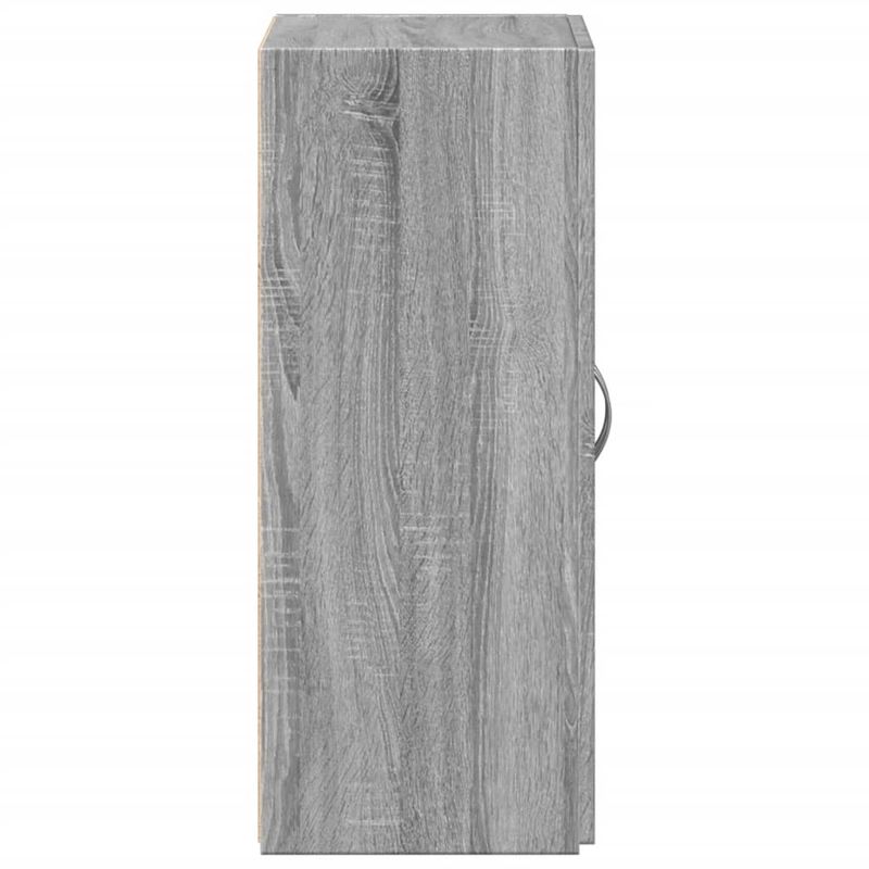 Casa si Gradina - Constructii - Depozitare, transport si protectie - Rafturi, fisete si vestiare - Fiset, sonoma gri, 60x32x77,5 cm, lemn prelucrat - Infinity.ro