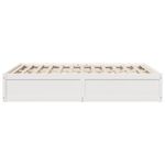 Casa si Gradina - Mobilier - Paturi si accesorii - Paturi - Cadru de pat, alb, 150x200 cm, lemn masiv de pin - Infinity.ro