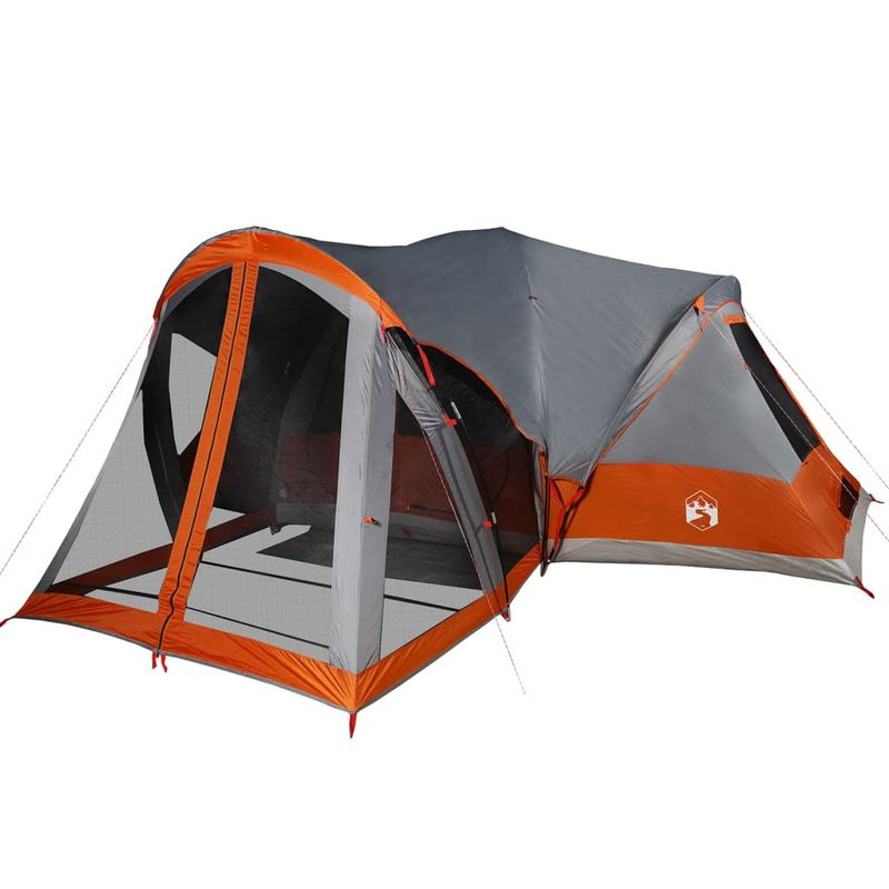 Sport si Outdoor - Camping - Corturi camping - Cort de familie Tipi pentru 8 persoane gri impermeabil - Infinity.ro