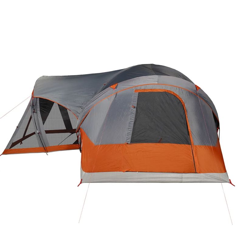 Sport si Outdoor - Camping - Corturi camping - Cort de familie Tipi pentru 8 persoane gri impermeabil - Infinity.ro