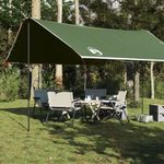Sport si Outdoor - Camping - Copertine si adaposturi - Prelata de camping, verde, 430x380x210 cm, impermeabila, material oxford - Infinity.ro