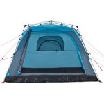 Sport si Outdoor - Camping - Corturi camping - Cort de camping cabana 4 persoane albastru cu eliberare rapida - Infinity.ro