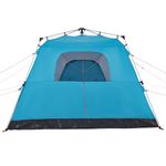 Sport si Outdoor - Camping - Corturi camping - Cort de camping cabana 4 persoane albastru cu eliberare rapida - Infinity.ro