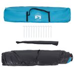 Sport si Outdoor - Camping - Corturi camping - Cort de camping cabana 4 persoane albastru cu eliberare rapida - Infinity.ro