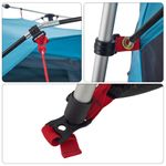 Sport si Outdoor - Camping - Corturi camping - Cort de camping cabana 4 persoane albastru cu eliberare rapida - Infinity.ro