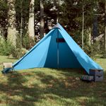 Sport si Outdoor - Camping - Corturi camping - Cort de familie Tipi pentru 7 persoane, albastru, impermeabil - Infinity.ro