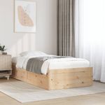 Casa si Gradina - Mobilier - Paturi si accesorii - Paturi - Cadru de pat, 90x190 cm, lemn masiv de pin - Infinity.ro